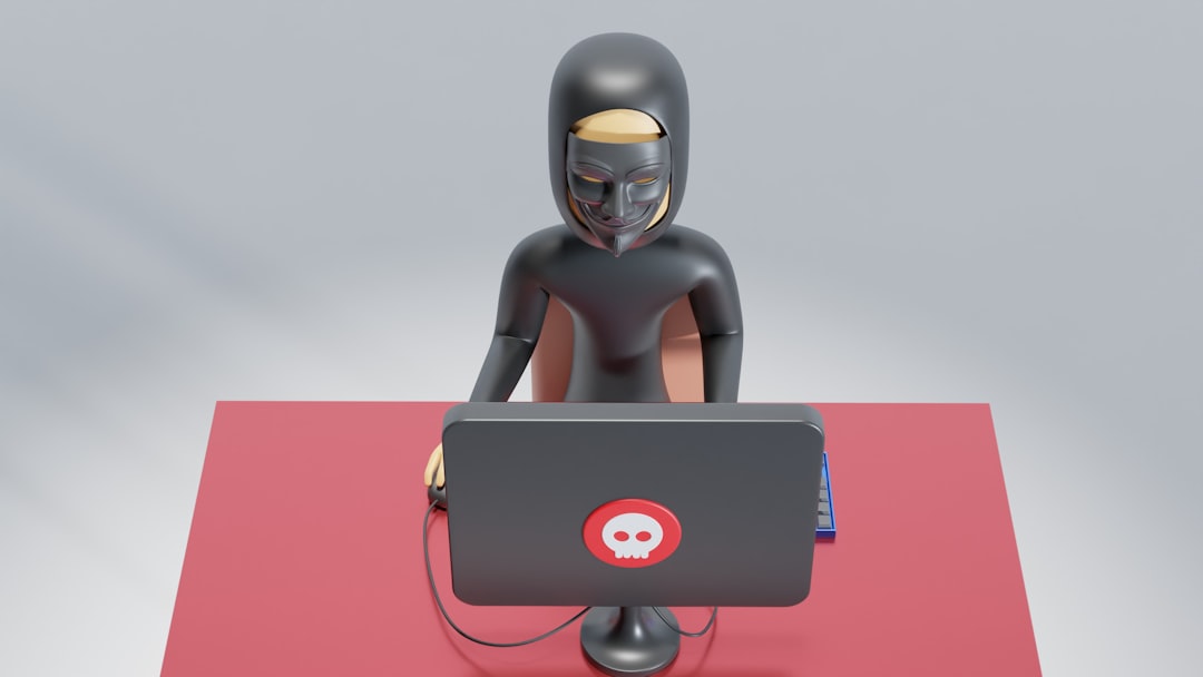 Illustration of AI-driven cyber threats attacking a WordPress website