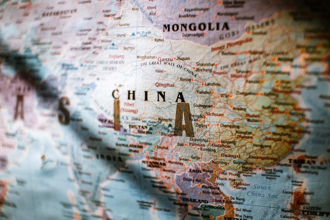 Map showing most popular search engines in Asia for international SEO including Baidu Naver and Google