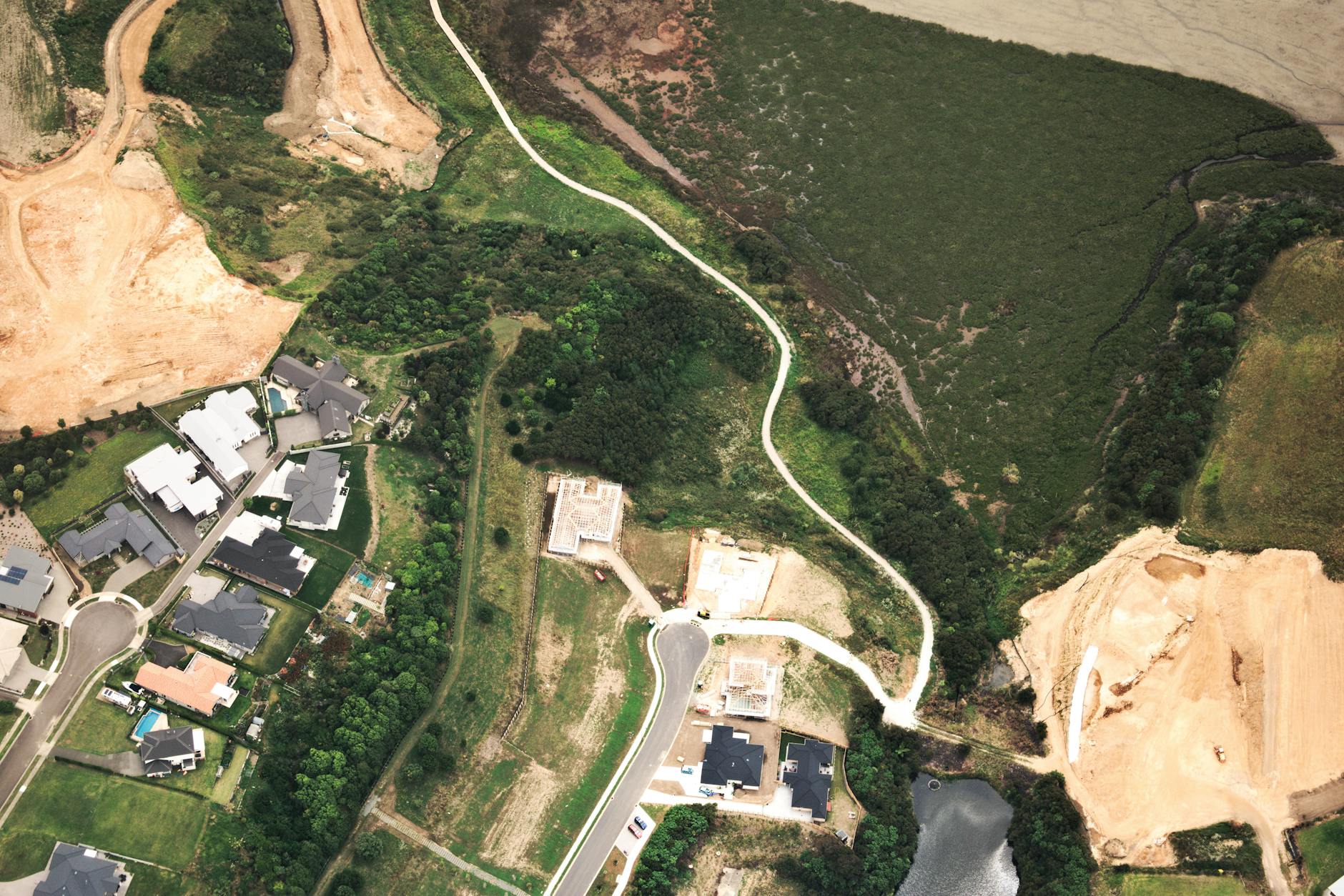 Satellite imagery of reforestation projects funded by search engine revenue