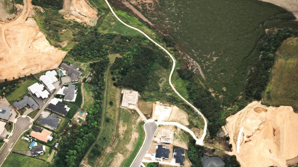 Satellite imagery of reforestation projects funded by search engine revenue