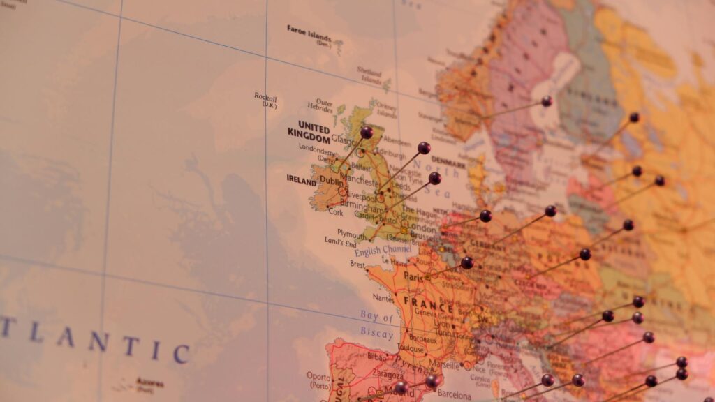 Map of global privacy jurisdictions comparing USA and Netherlands