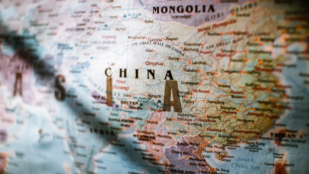 Map showing most popular search engines in Asia for international SEO including Baidu Naver and Google