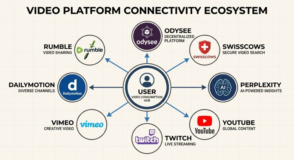 list of video search engines that aren't youtube