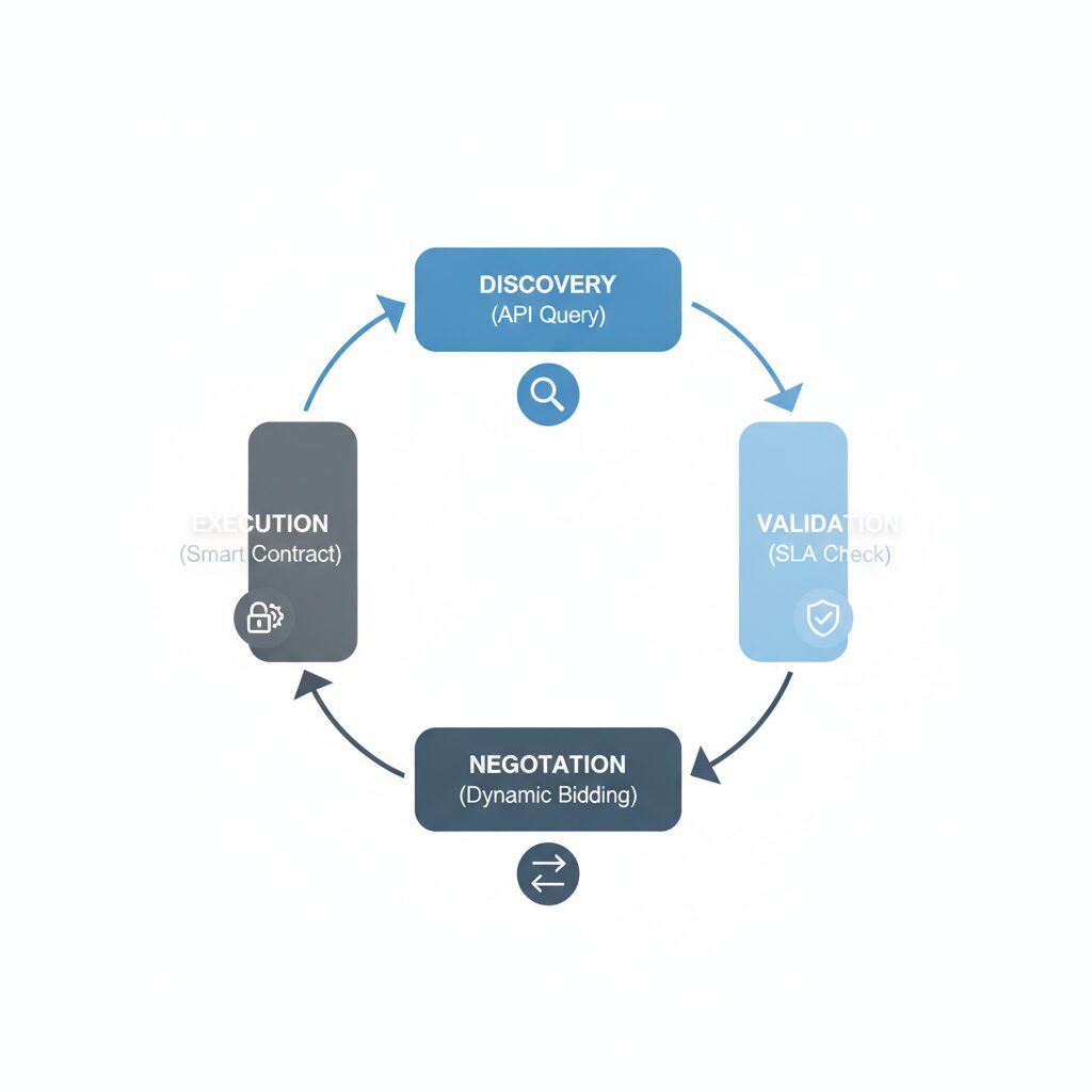 Agent a2a marketing strategy professional vector