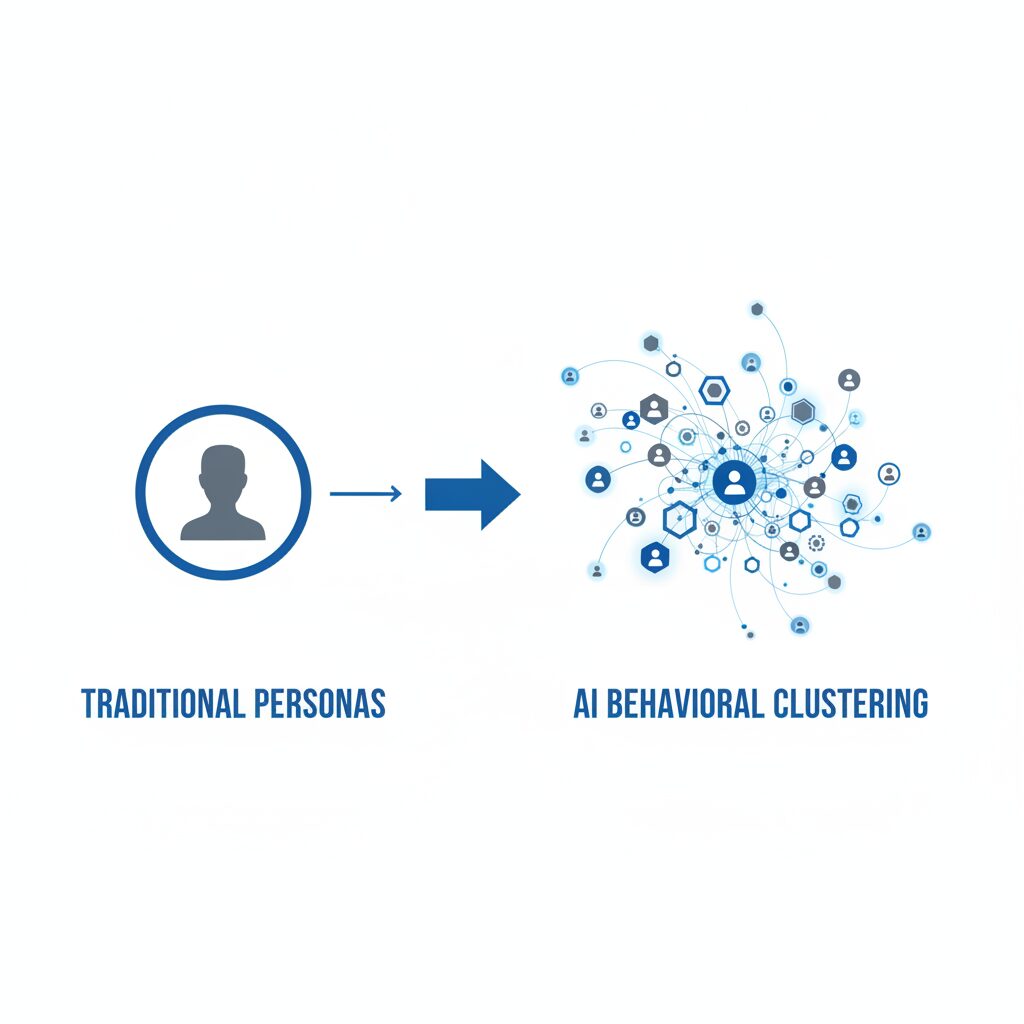 Ai market segmentation strategy clean professional