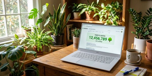 comparison of eco-friendly search engines that plant trees