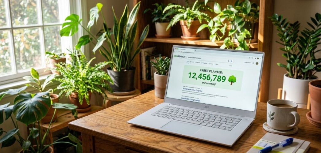 comparison of eco-friendly search engines that plant trees