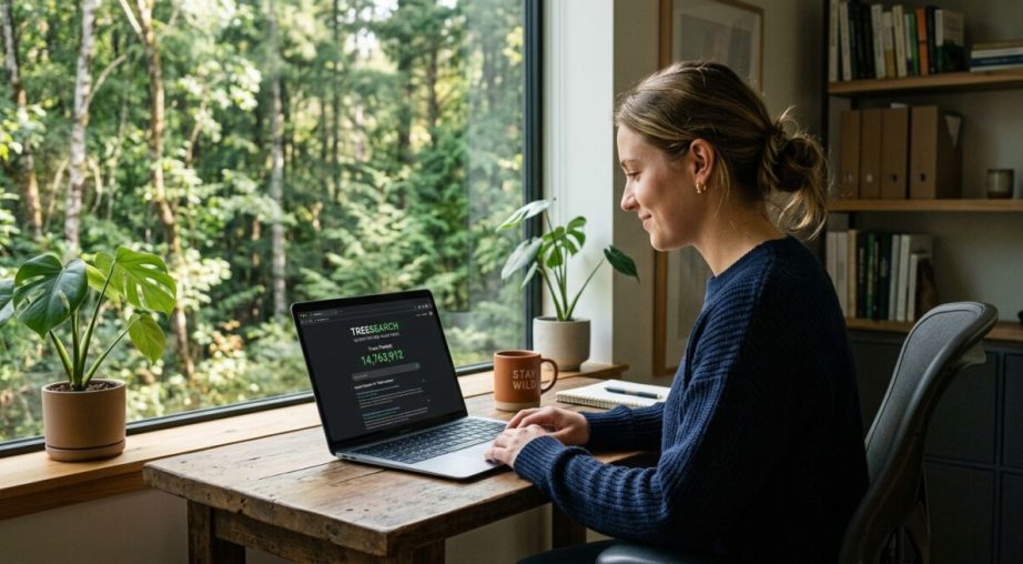 how do eco-friendly search engines plant trees