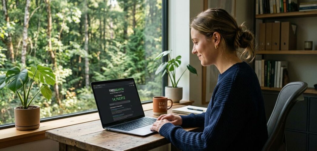 how do eco-friendly search engines plant trees