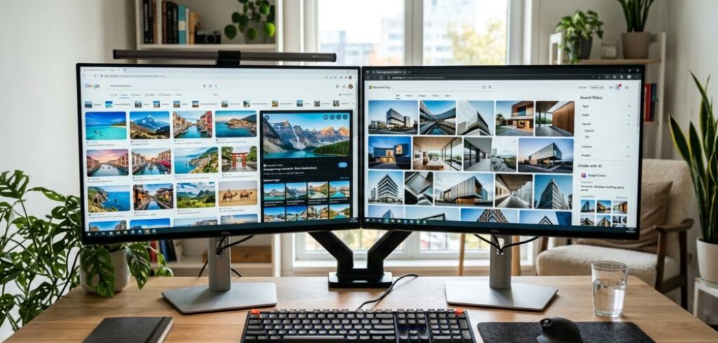 pros and cons of using bing vs google for image search